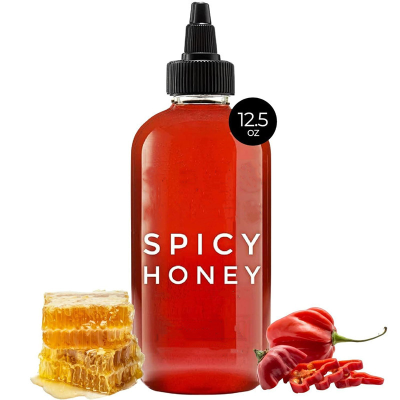 5oz 10oz 12oz Sriracha Sauce Bottle pet squeeze bottles for honey Jar Siracha Tomato Hot Chili Tabasco Sauce Bottles Dispenser