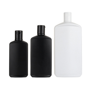 Car wax bottle 300ml 500ml1000ml Black PE flat bottle coating agent special Oil film cleaning cream plastic bottle