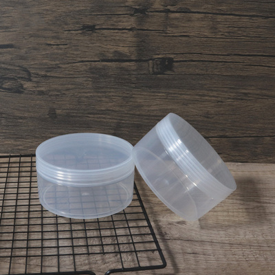 Empty Clear PP plastic Slime Jars and Slime Containers with Lids