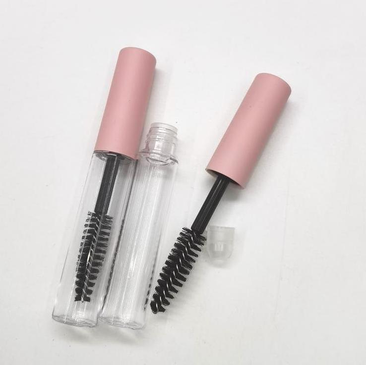 5ml 10ml Pink Plastic Mascara Tube Packaging Container With Nylon Brush Eyeliner Empty Eyebrow Gel Tubes Eyelash Glue Bottle