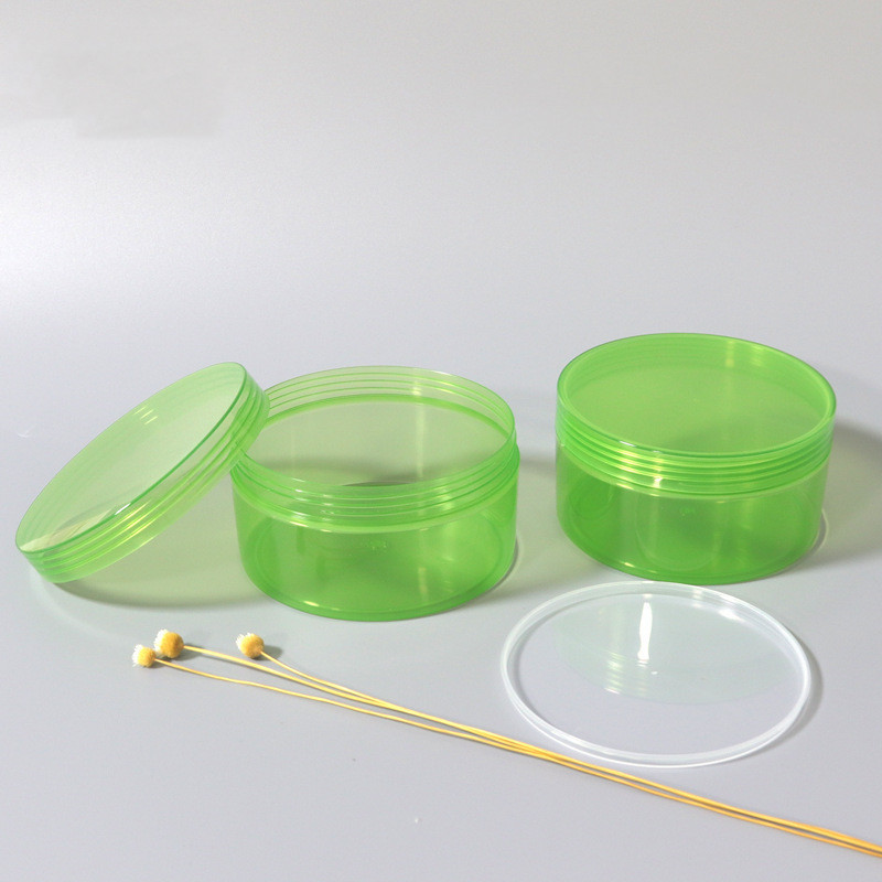 Empty Clear PP plastic Slime Jars and Slime Containers with Lids