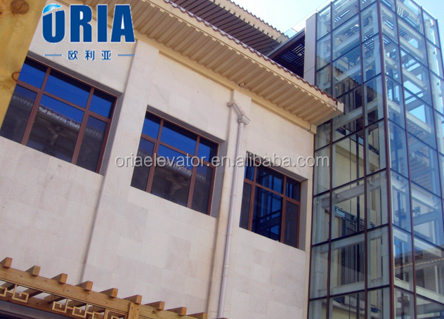 ORIA outdoor elevator price with glass/outdoor lift elevators/panoramic glass elevator