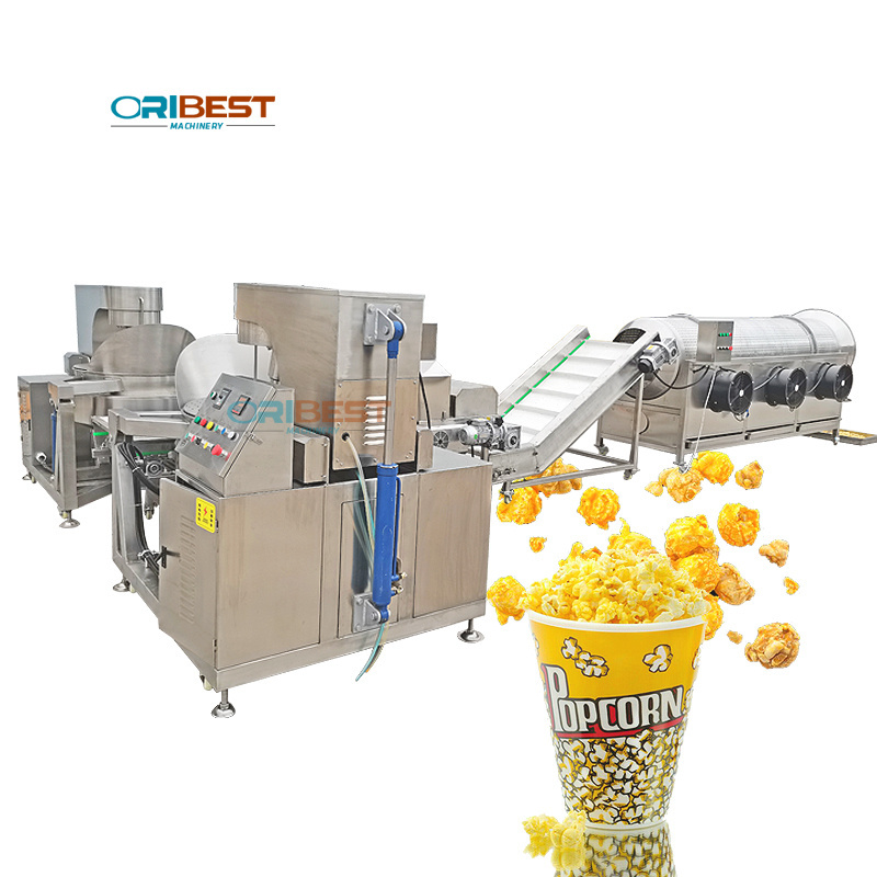 Snacks production machine popcorn caramel sweet popcorn machine ball popcorn making machine