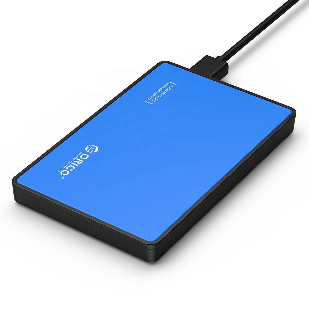 ORICO USB2.0 SATA 2.5 Inch HDD SSD Enclosure 480Mbps 1TB Tool-Free Box External Hard Disk Drive Case 9.5mm 2588US-V1