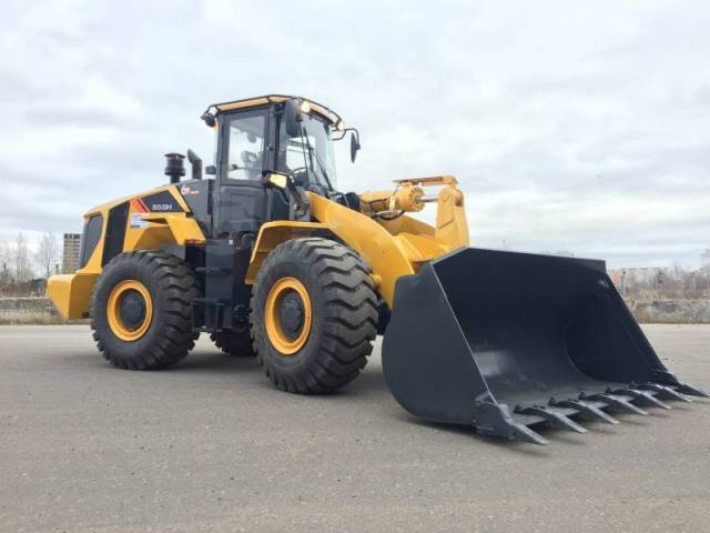 Popular Brand New 5 TON Wheel Loader Tire Chains Hytec Mini Wheel Loader Axle Wheel Loader CLG850H with spare parts