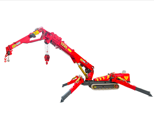 Hot-selling 5 Ton Spider Crane SPT499 with Spare Parts for Sale