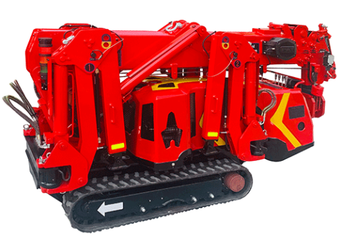 Hot-selling 5 Ton Spider Crane SPT499 with Spare Parts for Sale