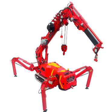 Hot-selling 5 Ton Spider Crane SPT499 with Spare Parts for Sale