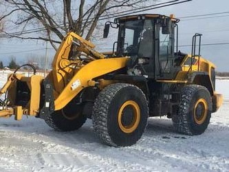 Economic 4500kg 2.5m3 bucket snow blower front wheel loader 848H from china Guangxi within Earthmoving Machinery