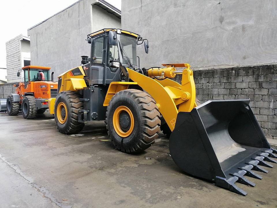 Popular Brand New 5 TON Wheel Loader Tire Chains Hytec Mini Wheel Loader Axle Wheel Loader CLG850H with spare parts