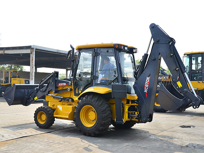 ORIEMAC Mini Excavator Towable Backhoe 8.5t Backhoe Loader XC870H with high quality within Earthmoving Machinery