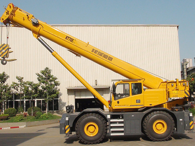 Oriemac  Rough Terrain Crane RT70E, Chinese 70ton Mobile Rough Terrain Crane with High Flexibility with Lifting Machinery