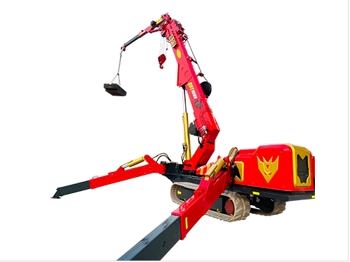 Hot-selling 5 Ton Spider Crane SPT499 with Spare Parts for Sale