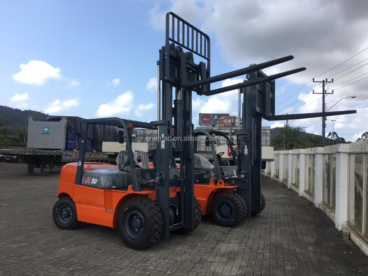 CPCD50 Diesel Forklift China HELI Forklift Load 5ton Forklift with Quanchai Engine