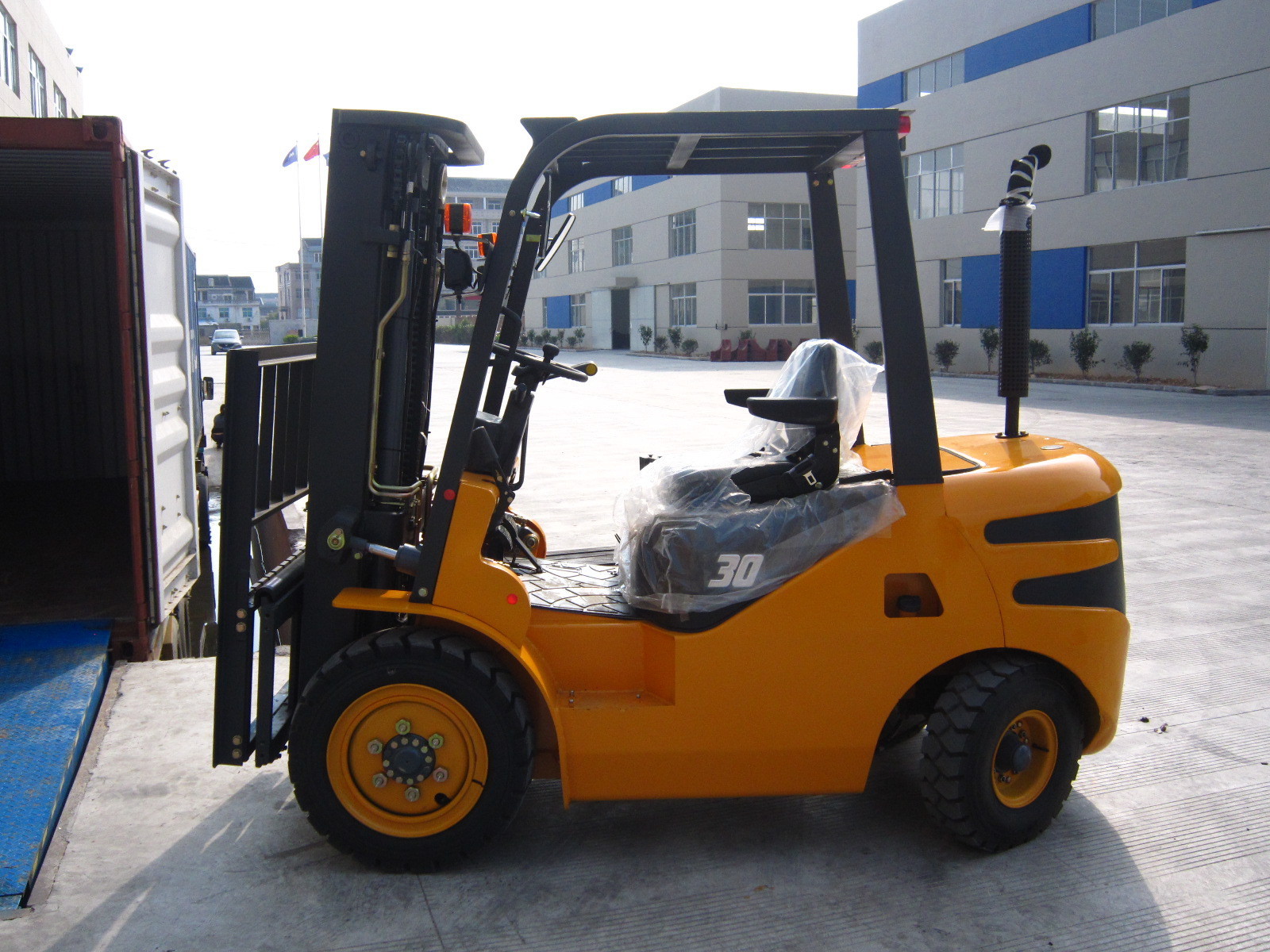 Forklift Truck hh30z Electric Forklift 1.5/ 2/3/3.5ton Capacity Fork Lift Truck Hydraulic Stacker Trucks