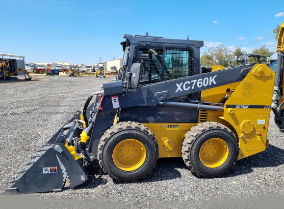 XC760K Skid Steer Loader with Yanmar 4TNV98T Engine Stage III Mini Skid Loader for Sale