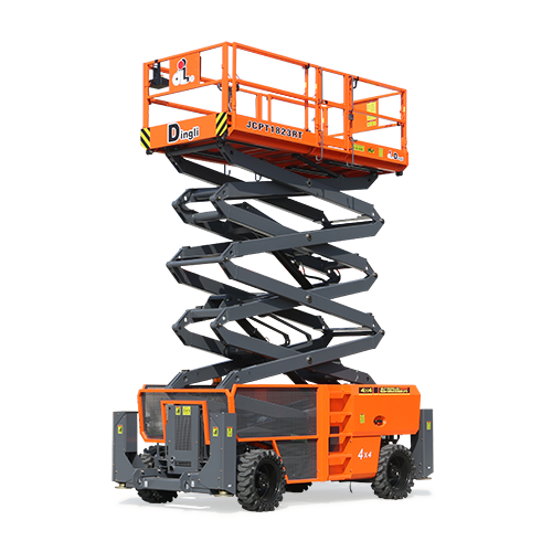 Global Rental Construction Lifter Scissor Lift Truck/ Working Platform Car