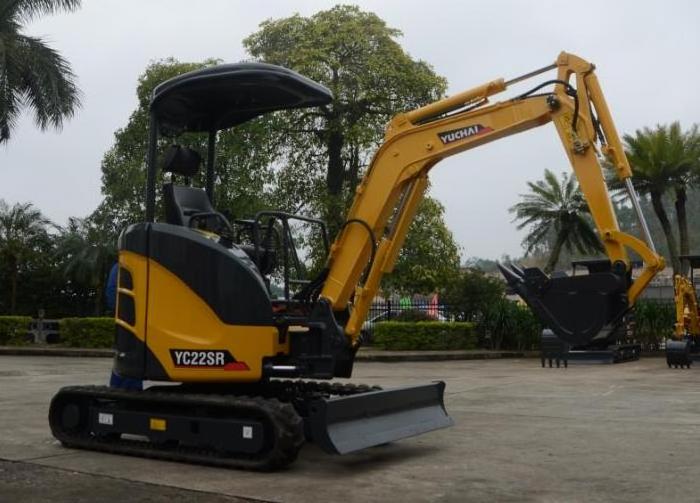 2022 YUCHAI Excavator 1.8Ton Mini Crawler Excavator  YC18-9 for Sale earth moving machine