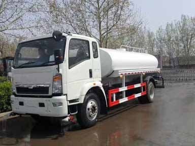 Sinotruk howo new 8*4 400HP 20m3 water spray bowser water tanker truck