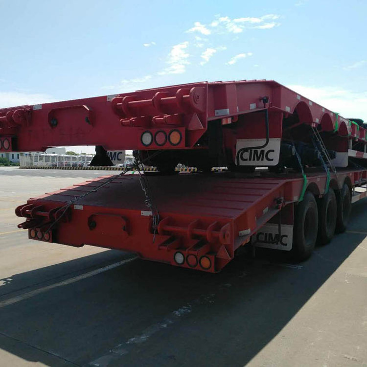 2022 Oriemac china trailer CIMC 3 axles trailer motorcycle earth moving machine