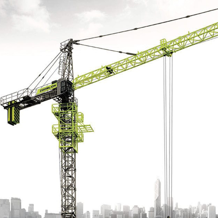 High performance TC5013-4 50m 4 ton Hammerhead Tower Crane good price for sale