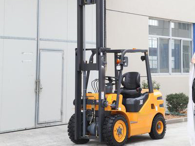 Best Selling 2.5Ton Gasoline/LPG Forklift With Forks Positioner