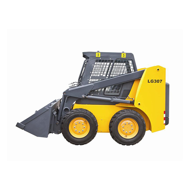 Lonking Mini Skid Steer Loader CDM312 With AC Snow Blower