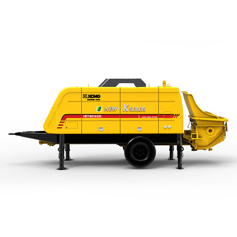 Hot Selling Trailer Pump Concrete HBT5008V New Trailer Concrete Pump