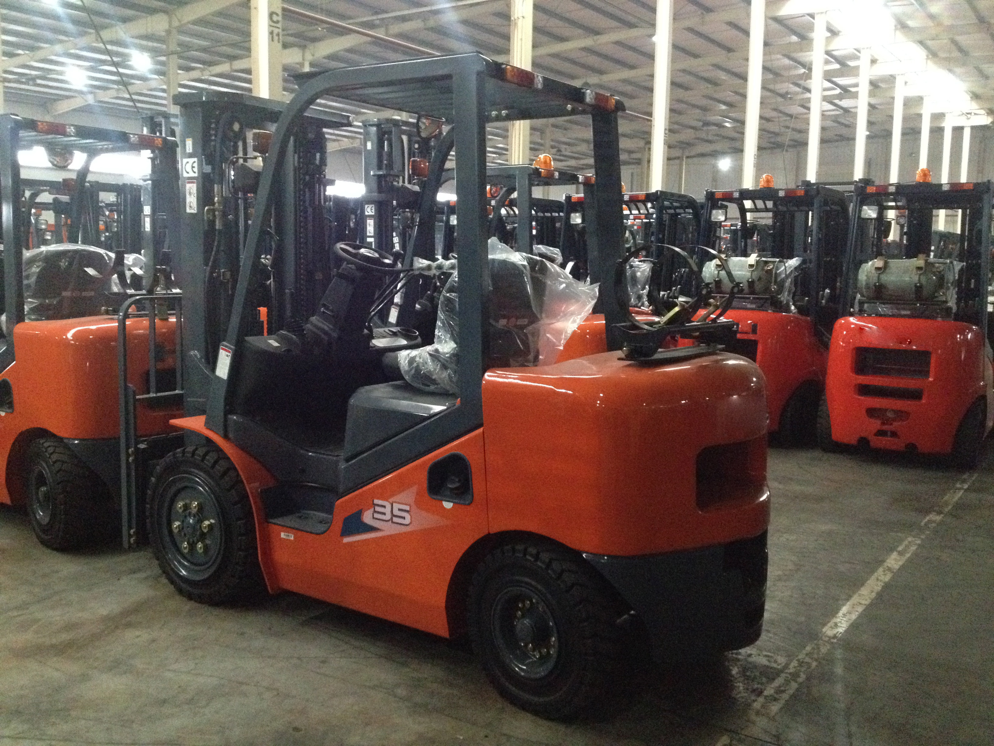 New CPCD35 Foklift Truck China Forklift 3.5 Ton Diesel Forklift 3m Lifting Height