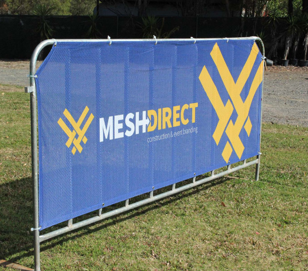 Event Cheap Vinyl Mesh Fence Banner Flex Banner, Vinyl Polyester Scrim Mesh Banner Material With Pvc