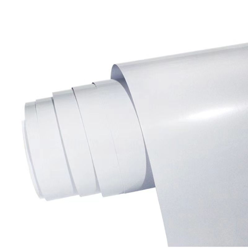 Eco-solvent Direct Factory Supply  No Curl Roll Up Green Media Rolls In White