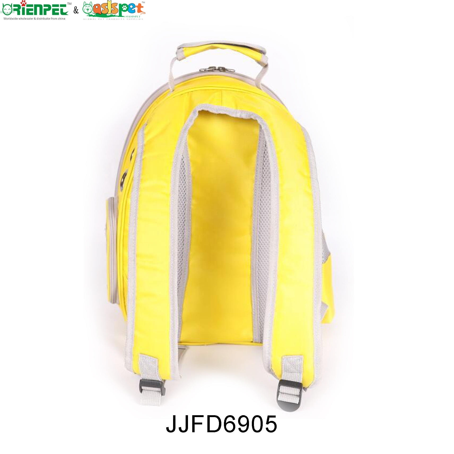 ORIENPET & OASISPET Pet Breathable hard shell backpack Pet outdoor transparent backbag Ready stocks JJFD6905 Pet bag