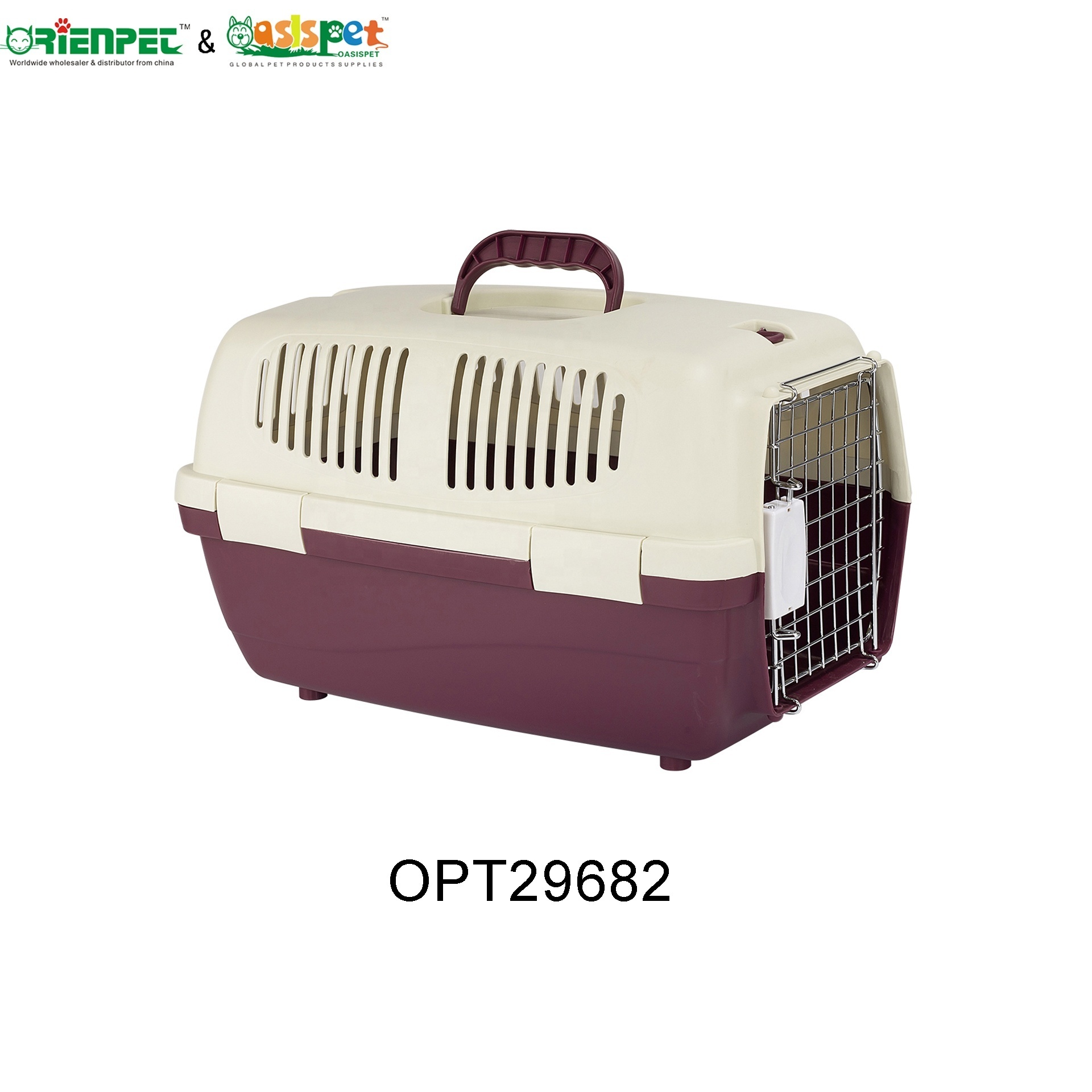 ORIENPET & OASISPET Plastic Portable Pet carrier Pet travel cage carrier for sale Ready stocks OPT29682 Pet products