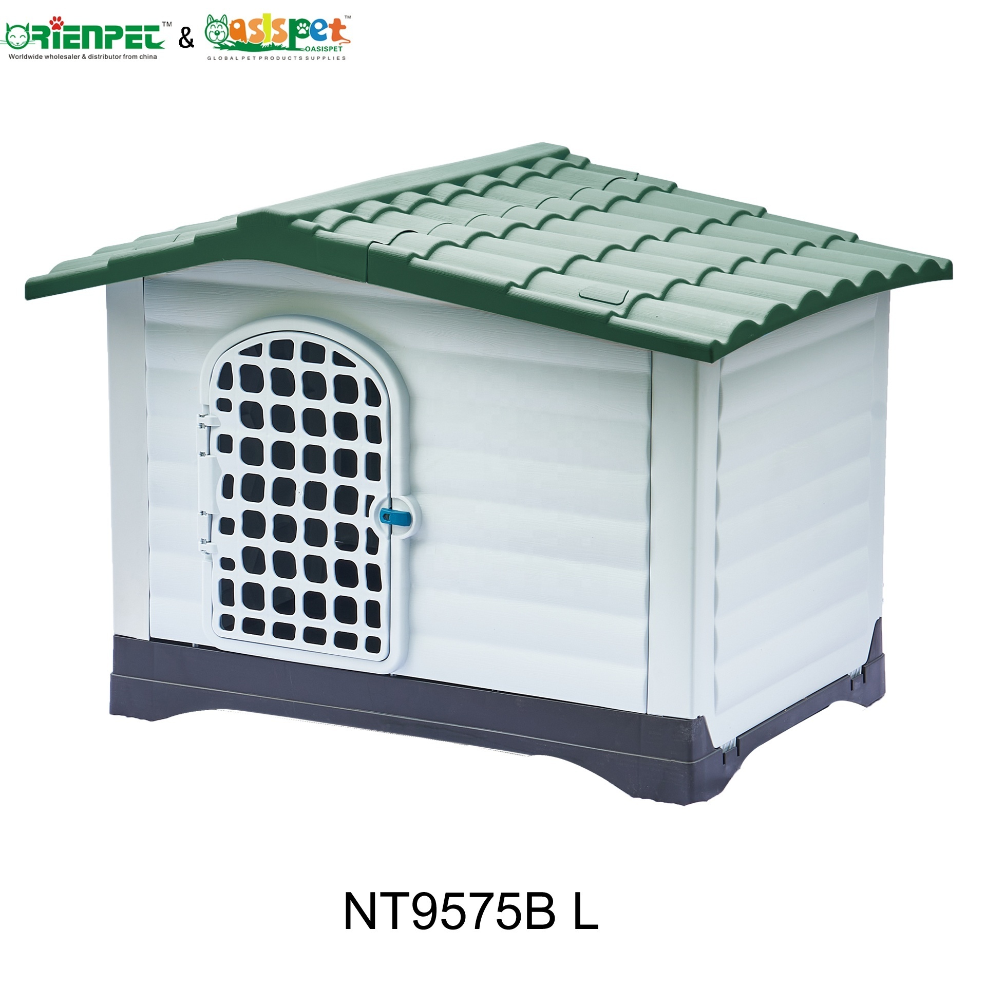 ORIENPET & OASISPET Pet Plastic dog house with plastic door Ready stocks OPT77057 Pet products