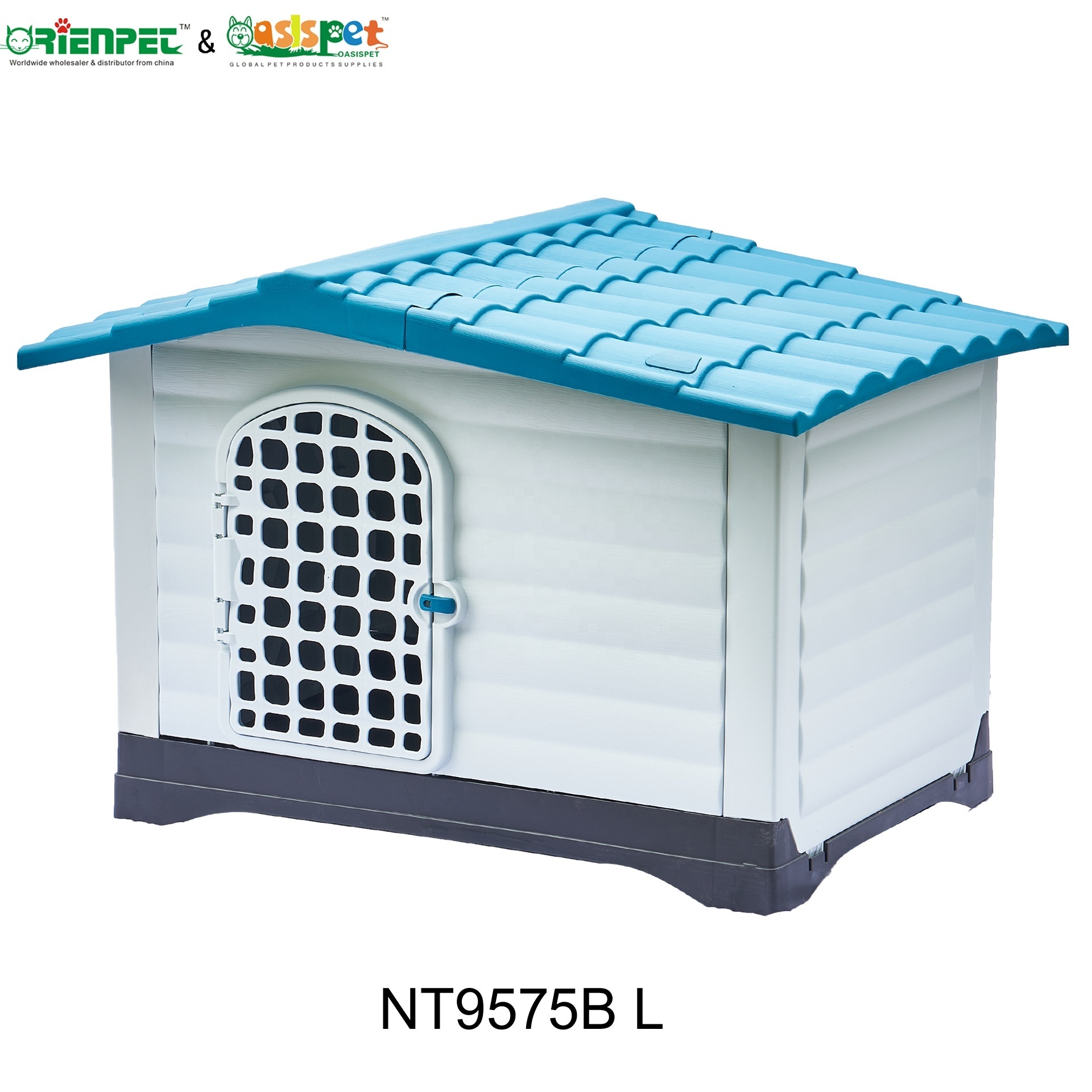 ORIENPET & OASISPET Pet Plastic dog house with plastic door Ready stocks OPT77057 Pet products