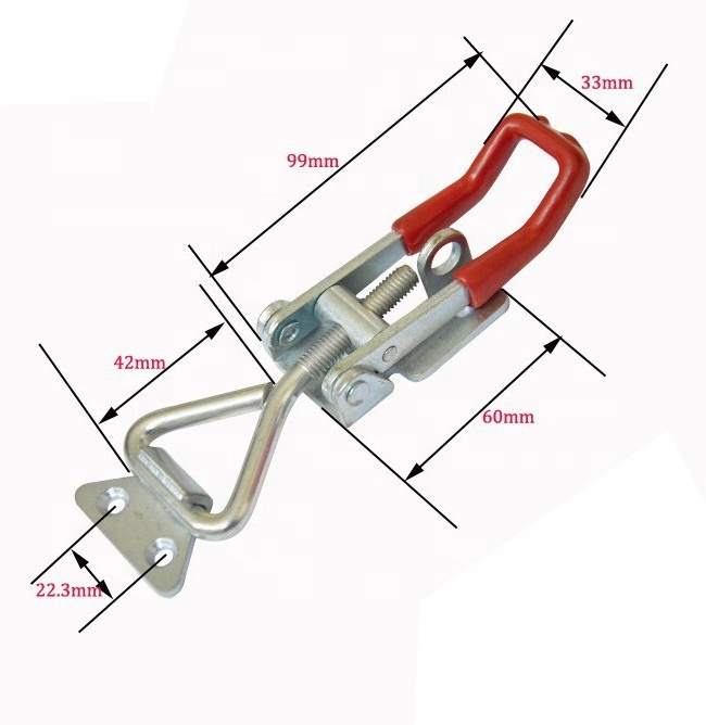 Heavy Duty Toggle Latches Zinc Plated Stainless Steel Locking latch Spring-loaded latch Toggle clamp Toggle fastener