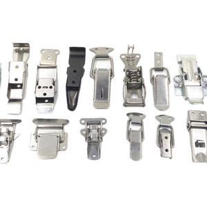 116mm Length Stainless Steel 304 Nickel Plated Toggle Latch Spring Loaded Box Clamp Latch