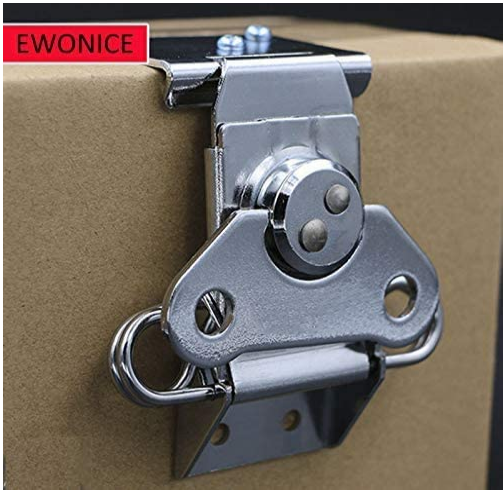 Custom Made Mini Small Spring Toggle Lock Clasp Buckle Latch for Wooden Case Toolboxes Black Small Latch Catches Hasps Clamps