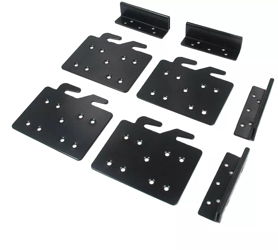 Bed Frame Post Double Hook Slot Rail Hooks Plates Bed Accessories