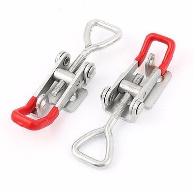 Latch type toggle clamp heavy duty stainless steel spring metal snap rubber adjustable small clip toggle latch with hook