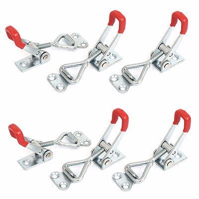 Latch type toggle clamp heavy duty stainless steel spring metal snap rubber adjustable small clip toggle latch with hook