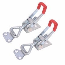 Latch type toggle clamp heavy duty stainless steel spring metal snap rubber adjustable small clip toggle latch with hook