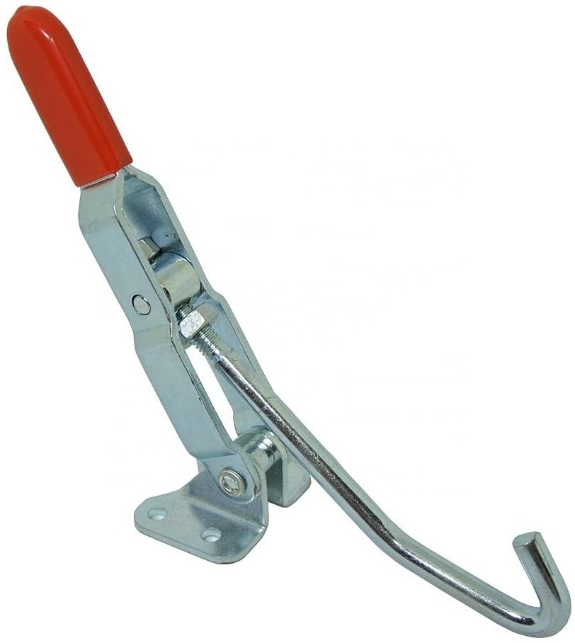 OEM ODM Toggle Clamp J Hook Type Hand Tool 375 lbs Holding Capacity Quick Holding Draw Latch Action Pull Hook Type