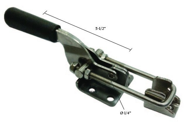 OEM ODM Toggle Clamp J Hook Type Hand Tool 375 lbs Holding Capacity Quick Holding Draw Latch Action Pull Hook Type