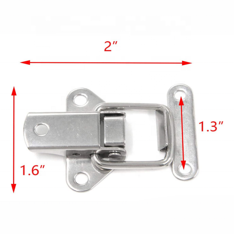 heavy duty small mini metal stainless steel adjustable tool wooden box pull down draw latch clamp toggle draw latch