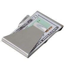 OEM Customized sheet metal stamping stainless steel wallet money clip card clip metal spring steel clips