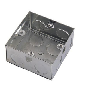 3*3 knockout sheet metal small steel box galvanized metal switch box