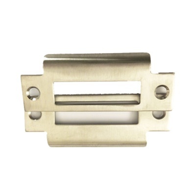 Custom Sliding Stainless Steel Door Lock Strike Plate Door Lock Cover Plates