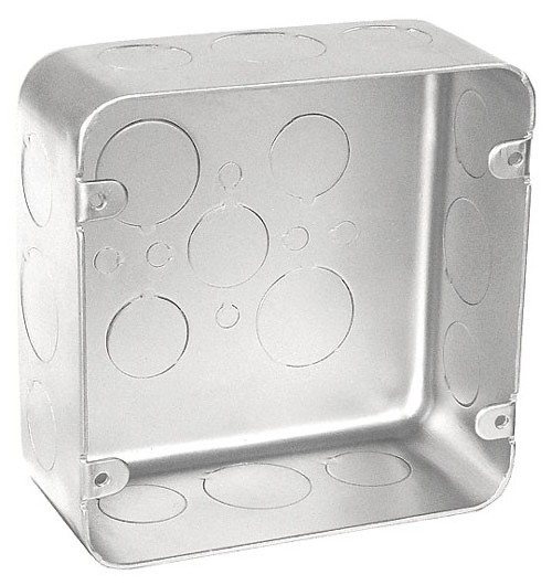 3*3 knockout sheet metal small steel box galvanized metal switch box