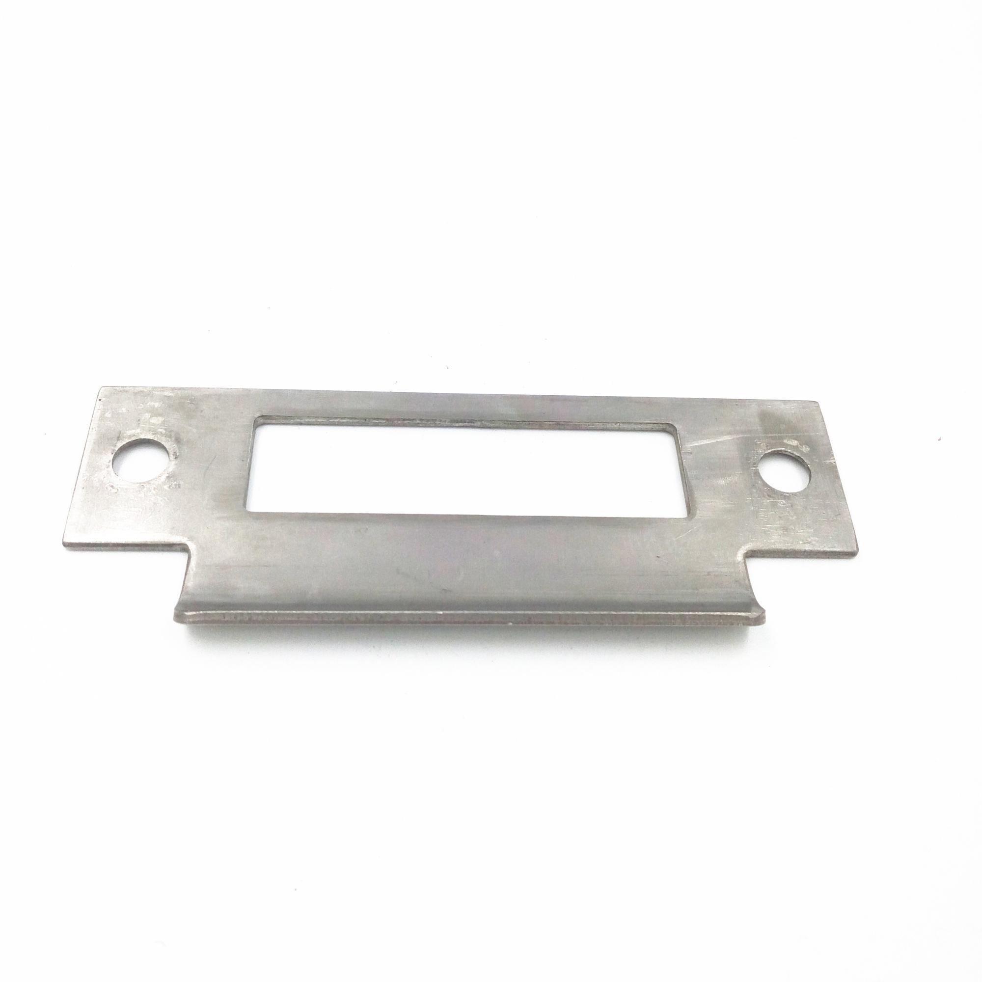 Custom Sliding Wooden Door Lock Cover Rebated Strike Plate stainless steel door lock strike plate